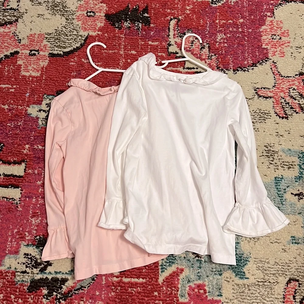 Two 3-Quarter Sleeved Shirts with Ruffles - Picture 6 of 6